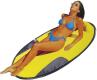 Beach mat yellow